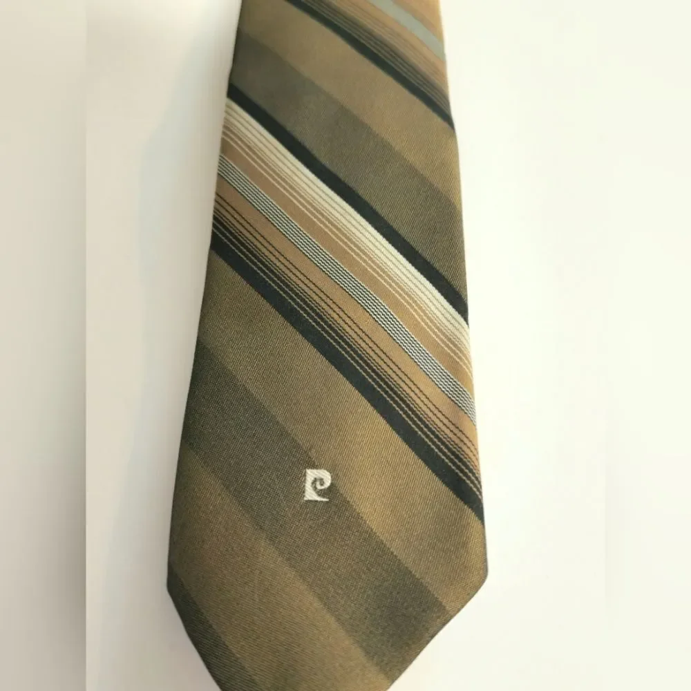 Pierre Cardin Vintage Silk Striped Tie